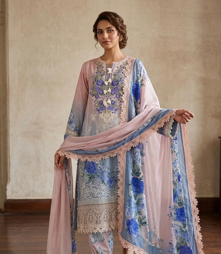 Luxury Adan Libas Viscose 3 Piece