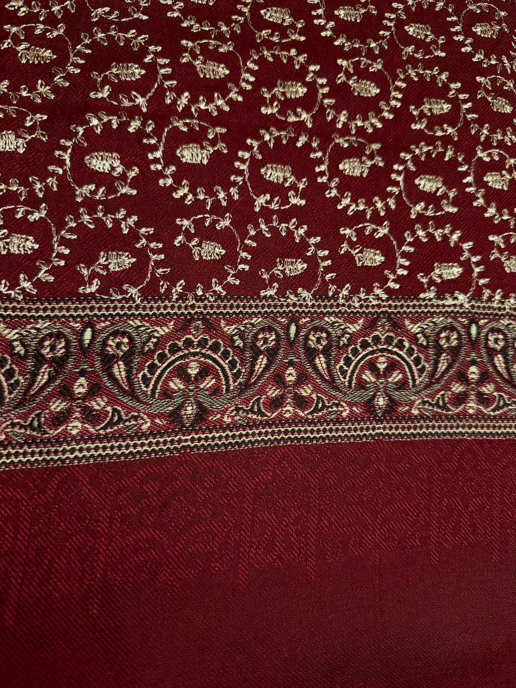 Pashmina Embroided whool shawl