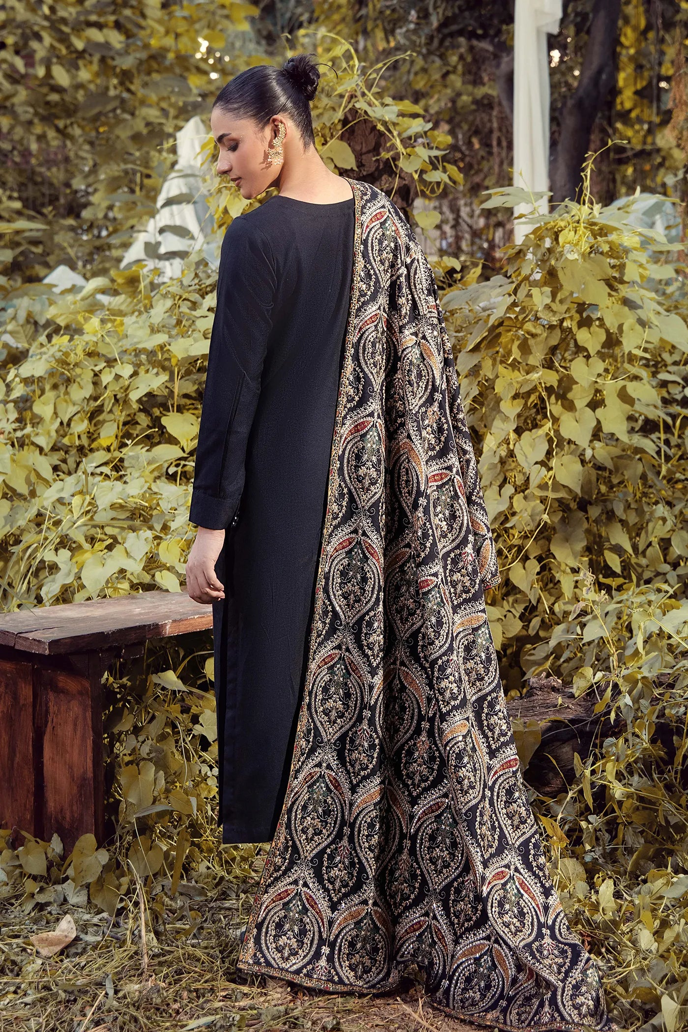 Adan Libas Dhanak 3 piece with Formal Shawl