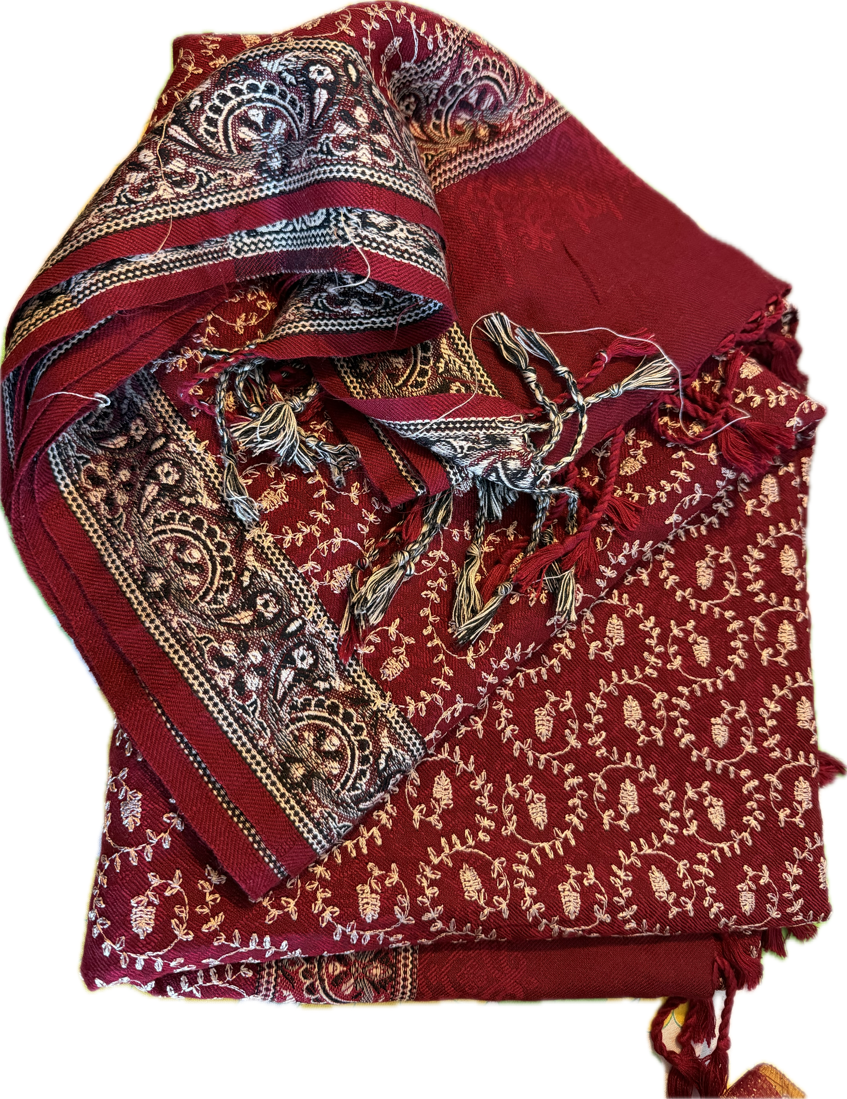 Pashmina Embroided whool shawl