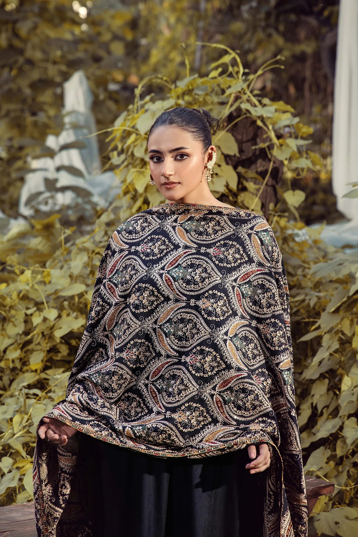 Adan Libas Dhanak 3 piece with Formal Shawl