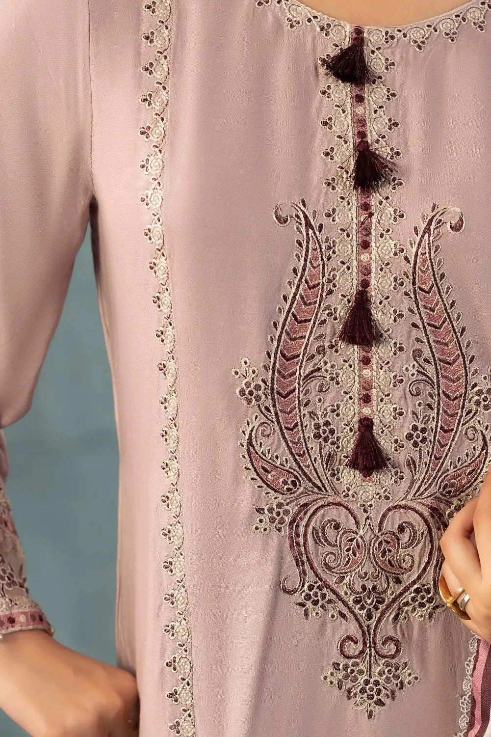 Traditional Threads 3 piece Linen Brown