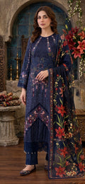 Luxury Fareed Hussain Lawn 3 piece Embroided
