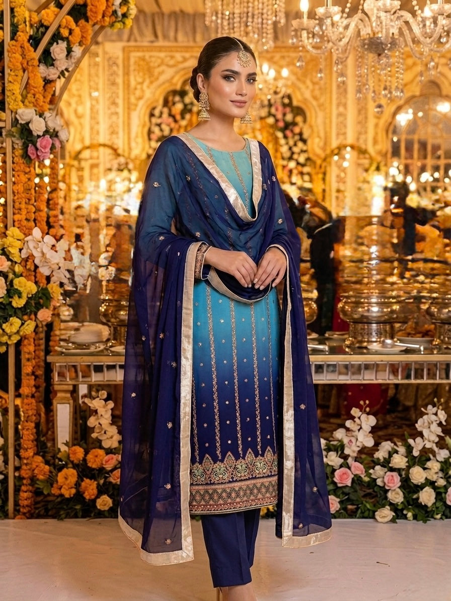 Formal 3 piece chiffon